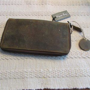 Myra Wallet Tan Fan Leather